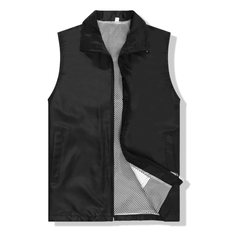 Men's Custom Made Design Vests Photo Print Logo Text