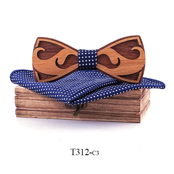 wooden bowtie for men