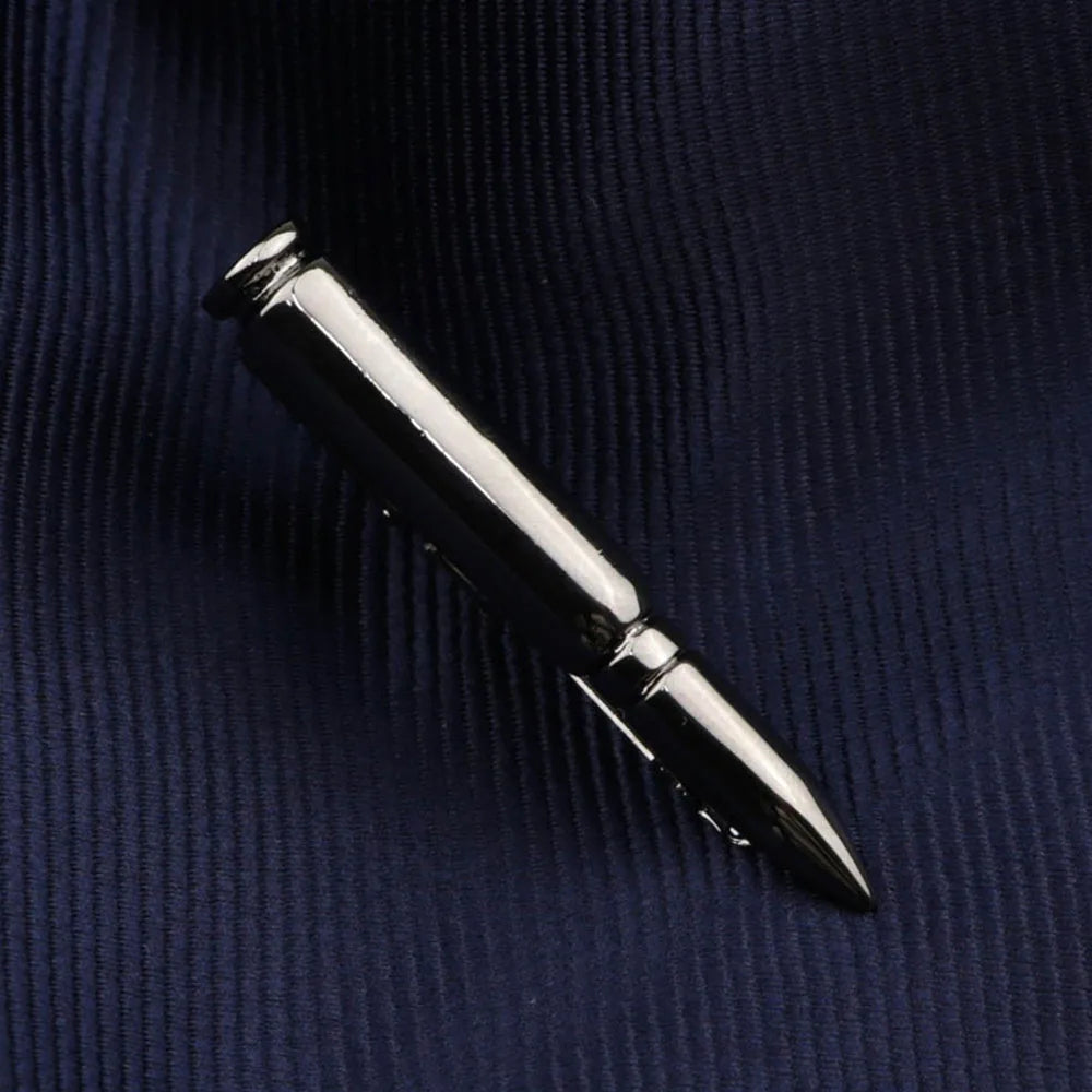 Men's Daily Tie Clips Accessories Chrome Stainless Tool Glasses Pen