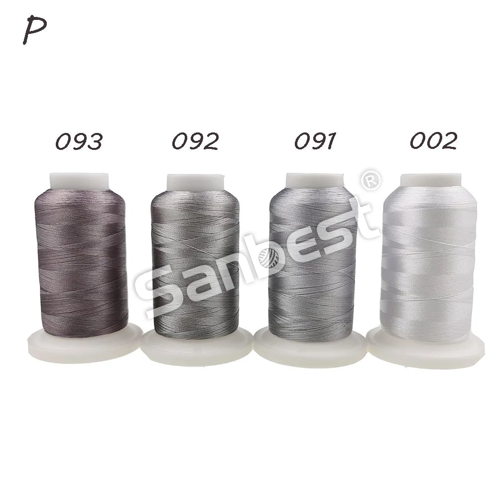 Sanbest Polyester Embroidery Thread High Strength 120D/2 1000m