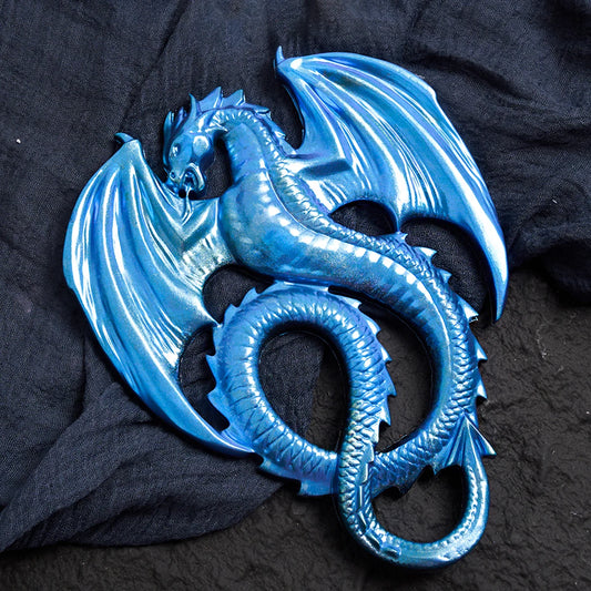 Large Flying Dragon Uv Epoxy Molds Creative 3D Realistic Dragon