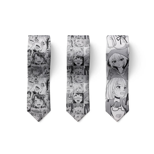 Anime cartoon printing men's tie unisex casual creative tie