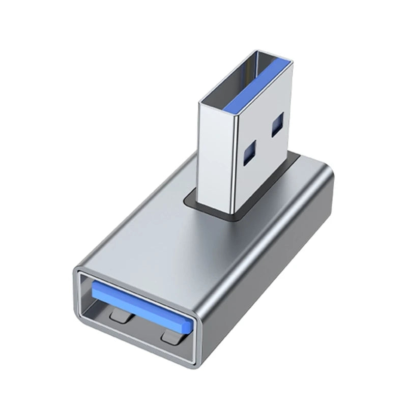 90 Degree Left Right Up Down Angled USB 3.0 A Male to Female Extension