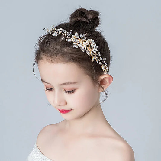 Wedding Hair Accessories Flower Hair Clips Hairpin Crystal Bride Headdress