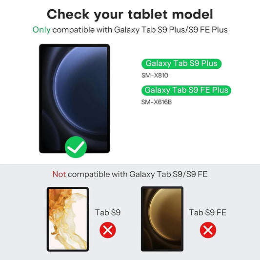 Tempered Glass For Samsung Galaxy Tab S9 FE Plus 12.4 Inch