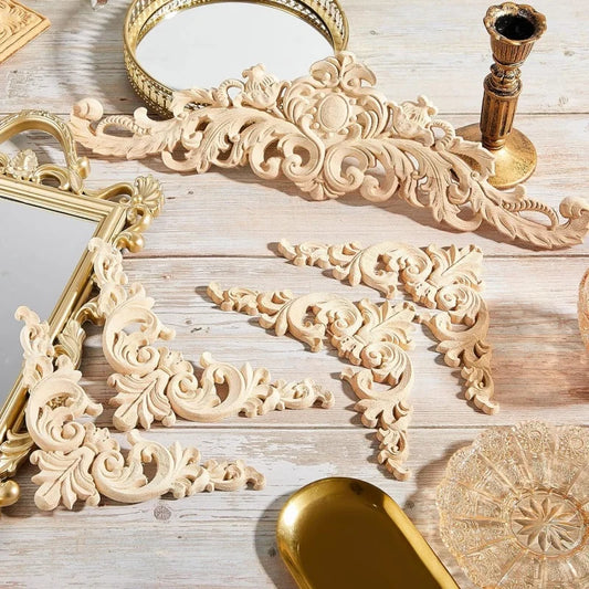 Decorative Wood Appliques and Onlays Natural