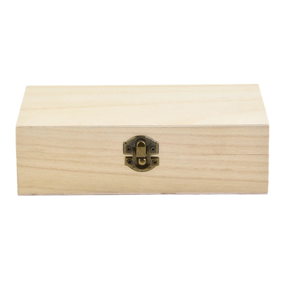 20*10*6 Cm Rectangular Durable Wooden Storage Box
