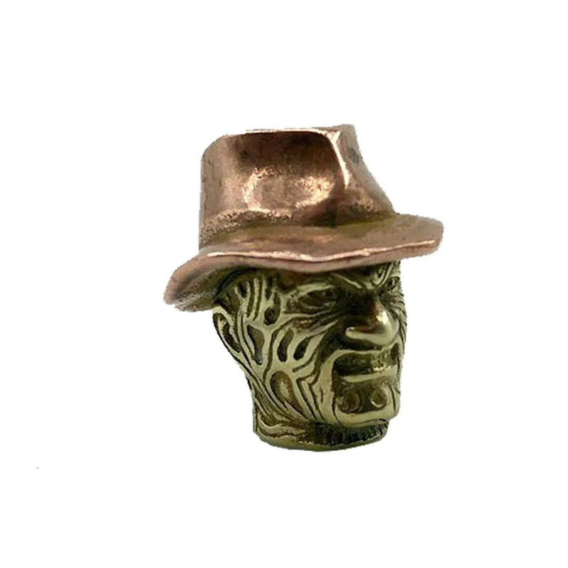 Outdoors DIY Tools EDC Brass Copper Knife Beads Classic Lanyard Pendants