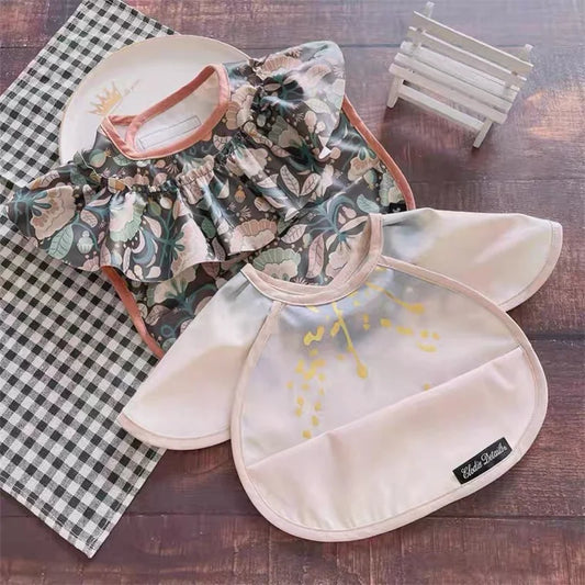 Baby Bibs INS Nordic Style Angel Feed Pocket Burp