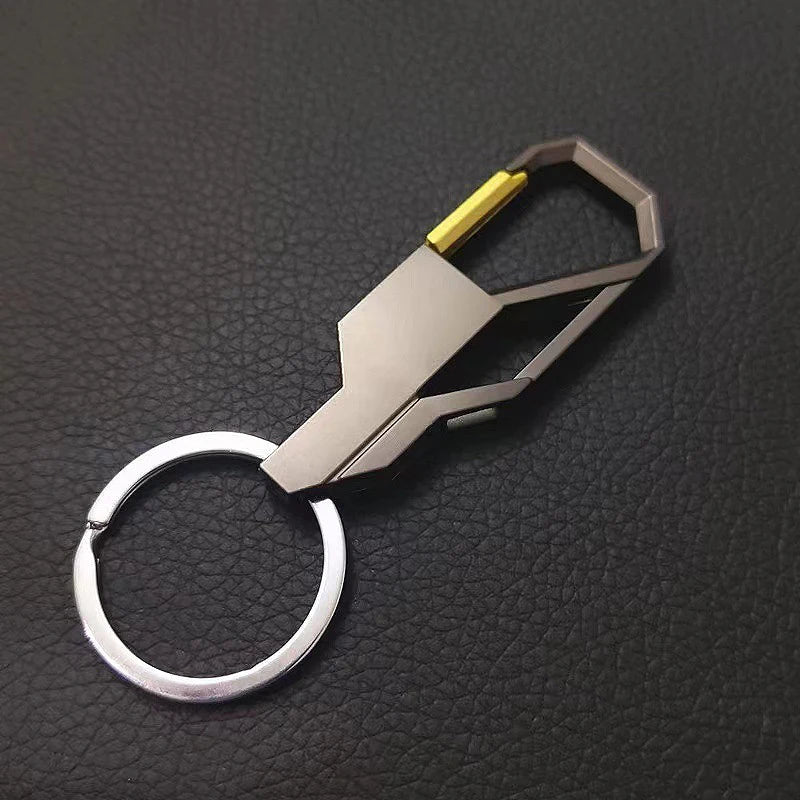 Men Metal Key Chain Simple Business Fashion Car Wallet Carabiner Holder