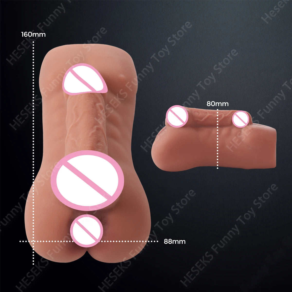 HESEKS Penetration Realistic Anal Male Masturbator