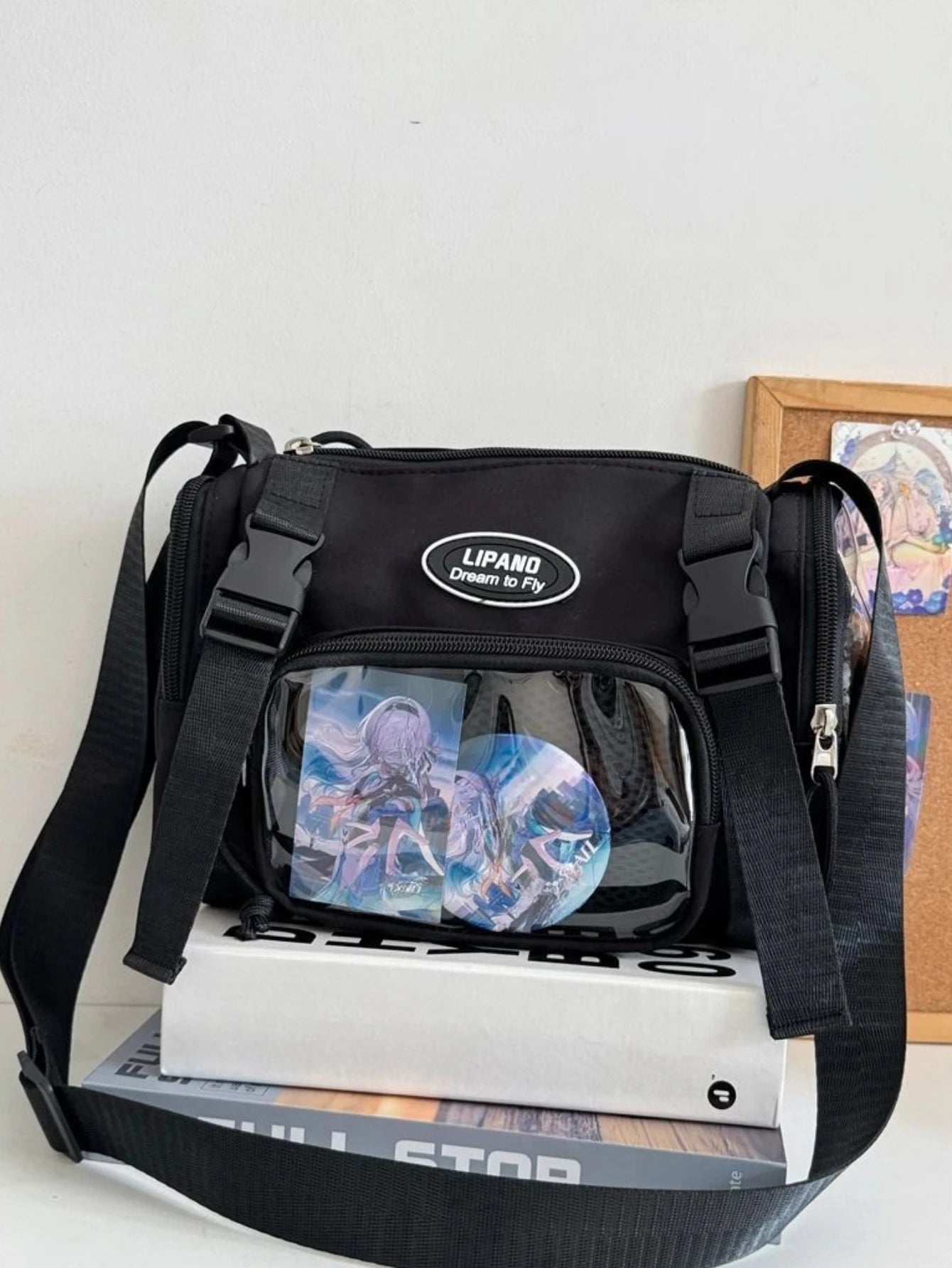 Women Multipocket Clear Transparent Bag Summer Crossbody Bags