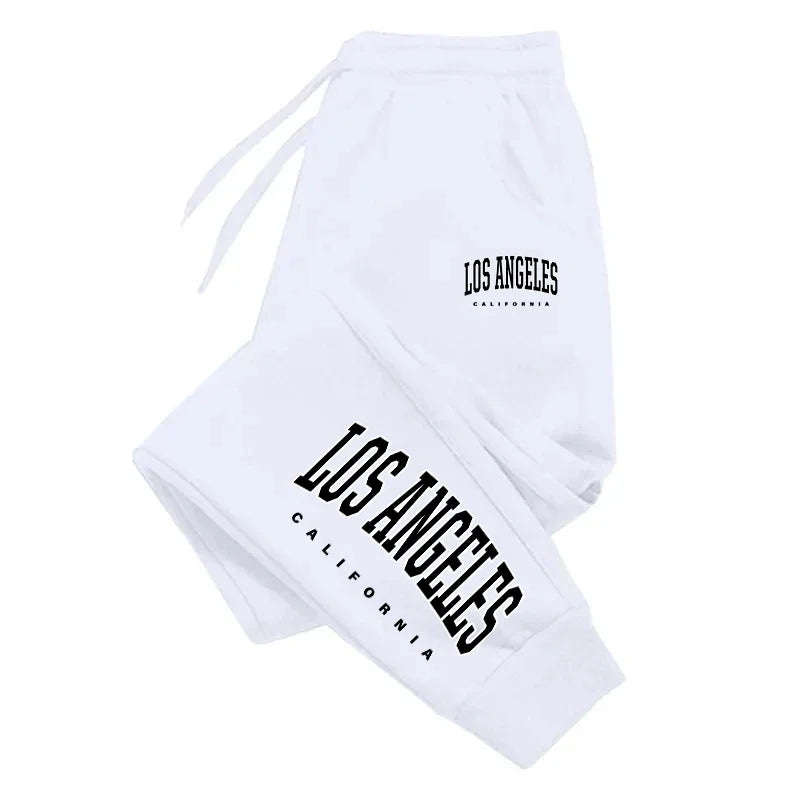 Los Angeles Womens Mens Sweatpants Elastic waist