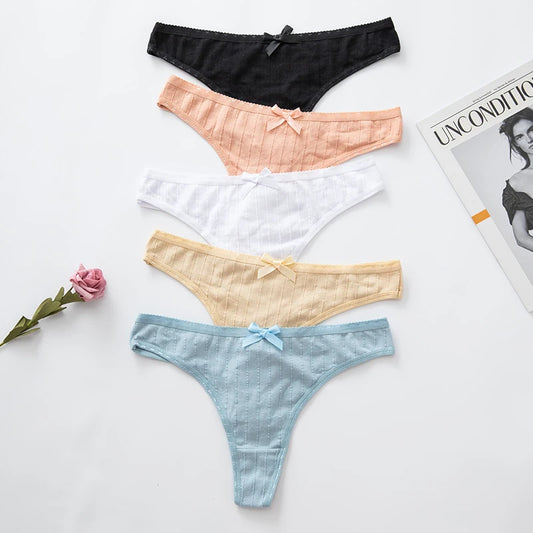 Soft Breathable T-back Women's Panties