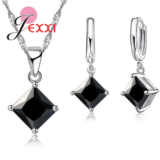 New Arrival Women Accessories Pendant Necklace Earrings Jewelry Set