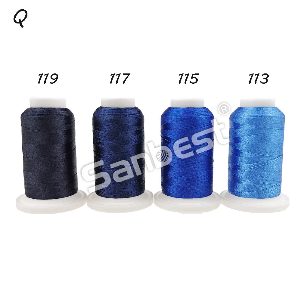 Sanbest Polyester Embroidery Thread High Strength 120D/2 1000m