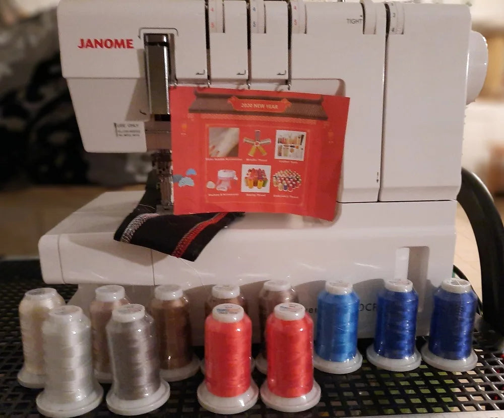 Sanbest Polyester Embroidery Thread High Strength 120D/2 1000m