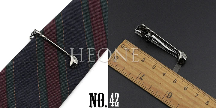 Men's  Daily Tie Clips Accessories Chrome Stainless Tool Glasses Pen