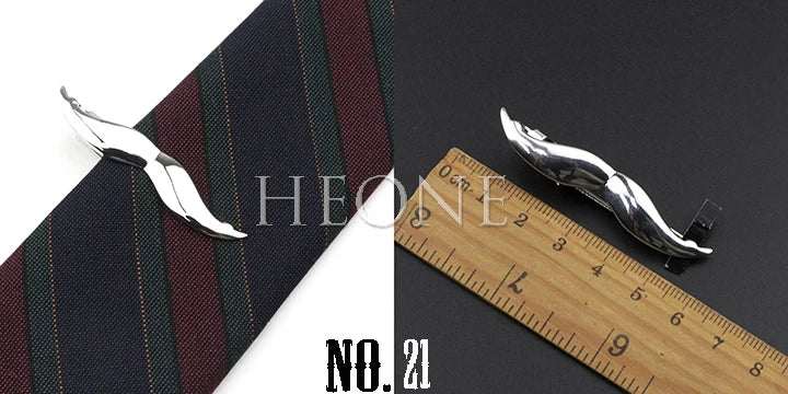 Men's  Daily Tie Clips Accessories Chrome Stainless Tool Glasses Pen