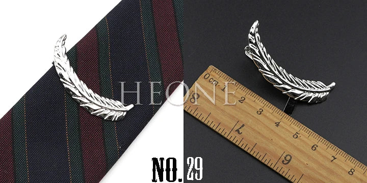 Men's  Daily Tie Clips Accessories Chrome Stainless Tool Glasses Pen