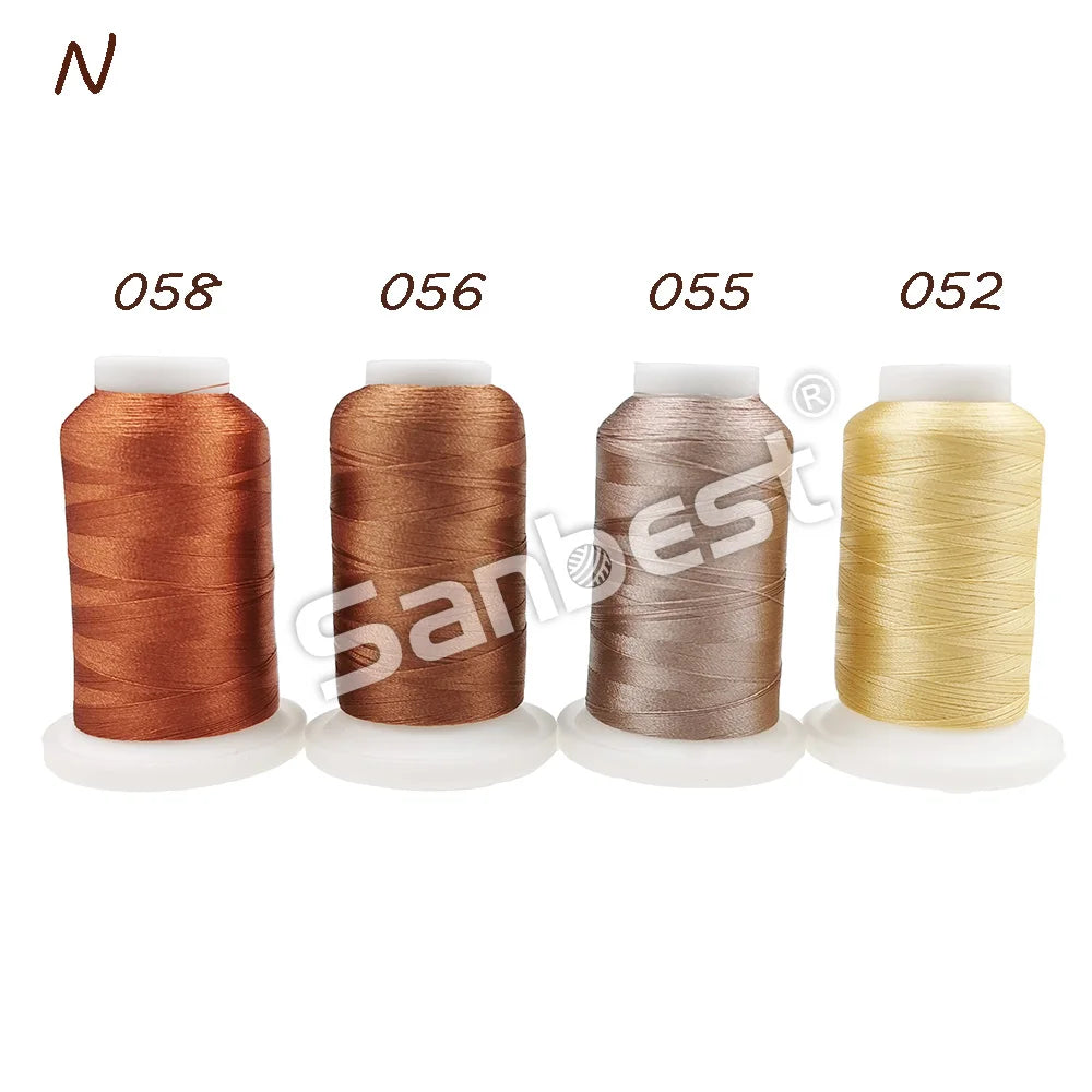 Sanbest Polyester Embroidery Thread High Strength 120D/2 1000m