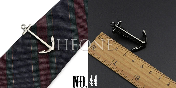 Men's  Daily Tie Clips Accessories Chrome Stainless Tool Glasses Pen
