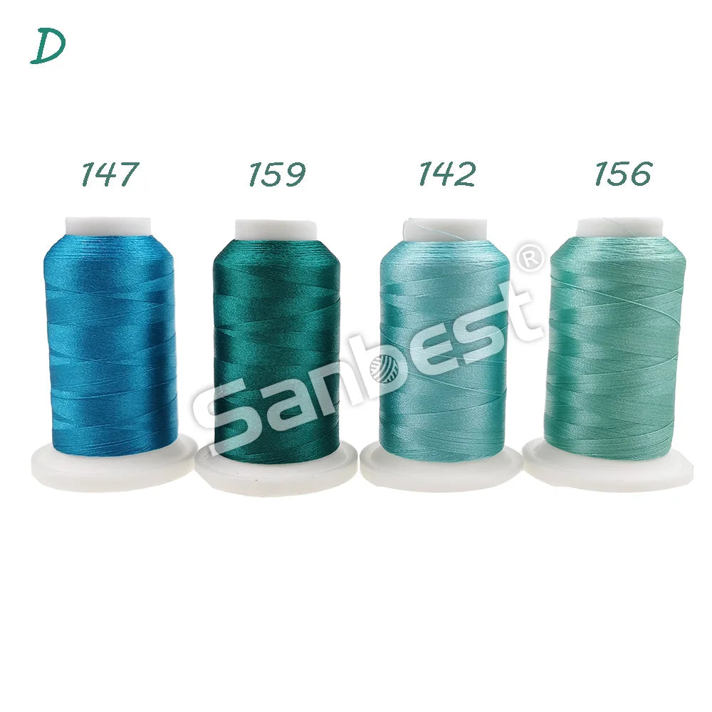 Sanbest Polyester Embroidery Thread High Strength 120D/2 1000m