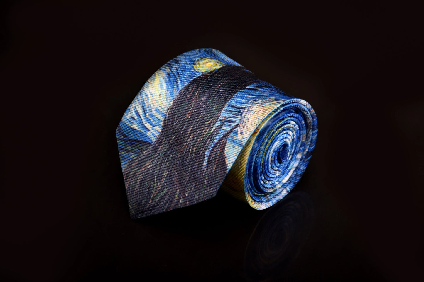 3D Printed 8cm Wide Men's Tie Van Gogh Oil Painting