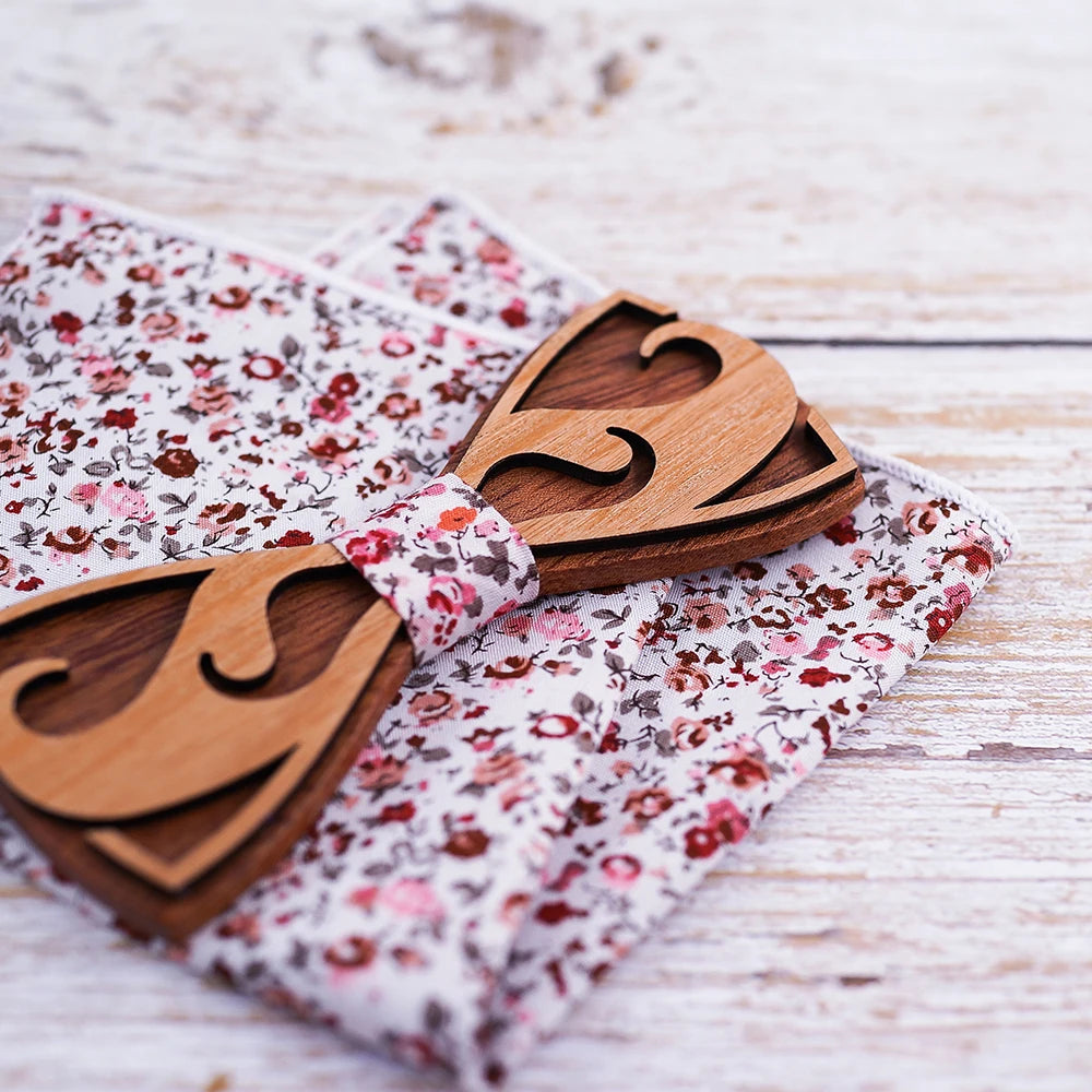 wooden bowtie for men