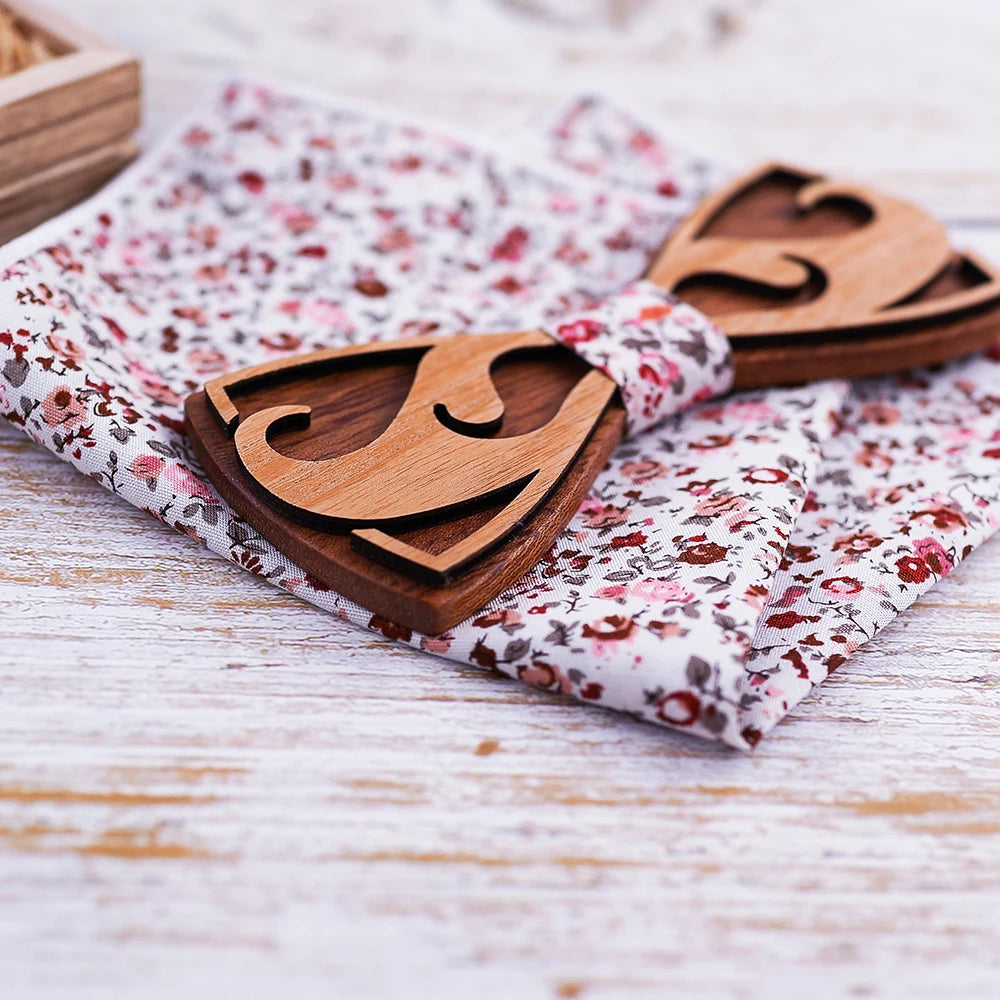 wooden bowtie for men