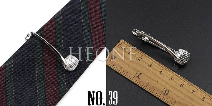 Men's  Daily Tie Clips Accessories Chrome Stainless Tool Glasses Pen