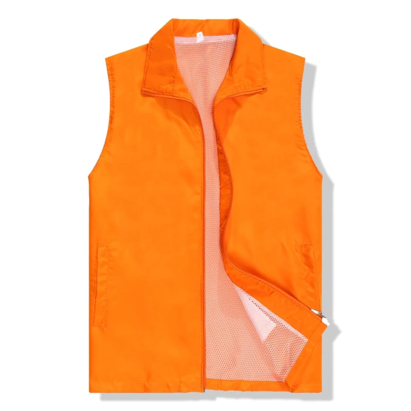 Men's Custom Made Design Vests Photo Print Logo Text