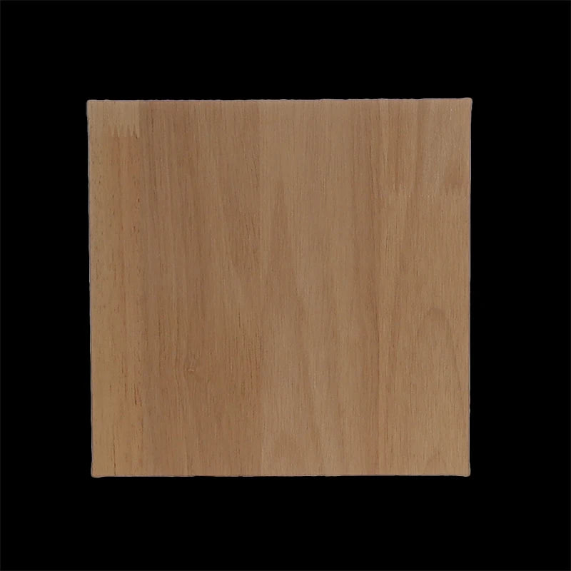 Unique Exquisite Natural Floral Wooden Carved Onlay Decal Figurines