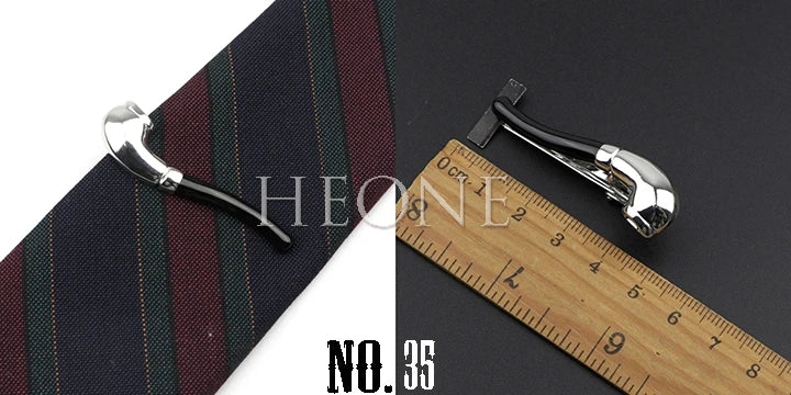 Men's  Daily Tie Clips Accessories Chrome Stainless Tool Glasses Pen
