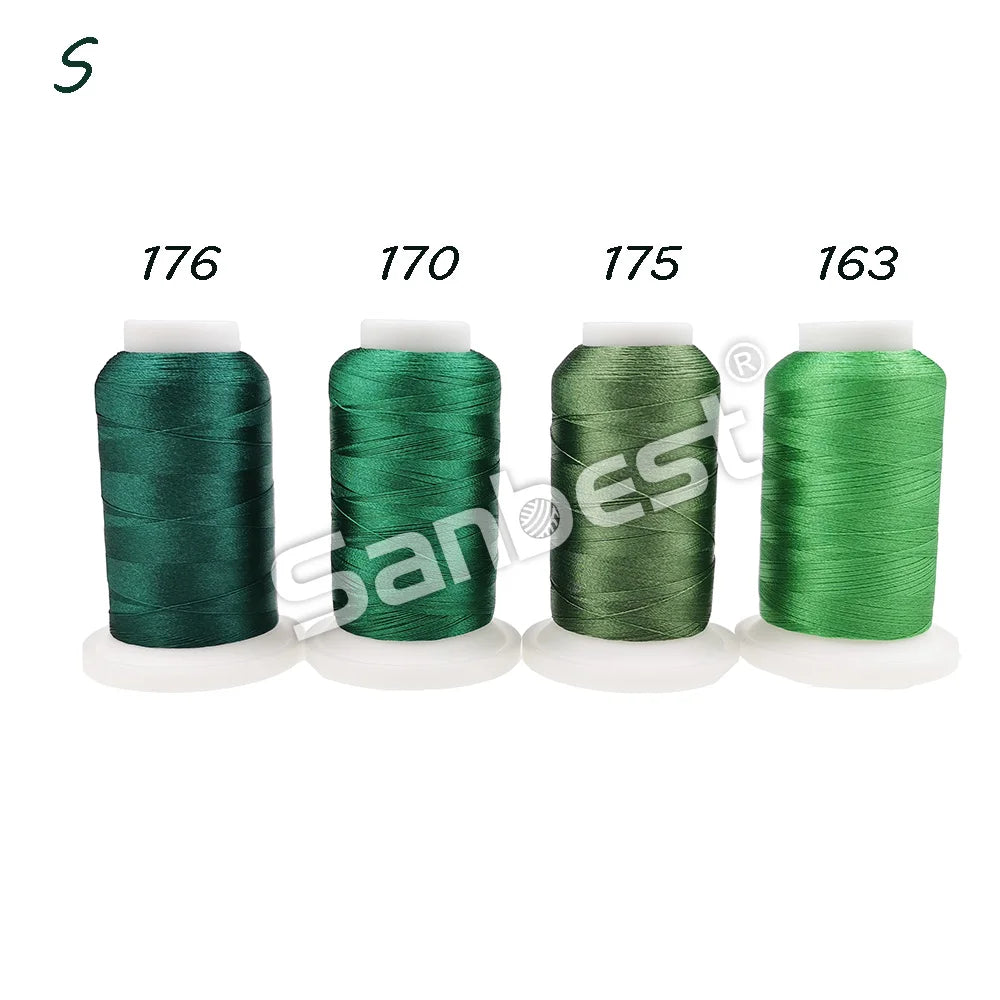 Sanbest Polyester Embroidery Thread High Strength 120D/2 1000m