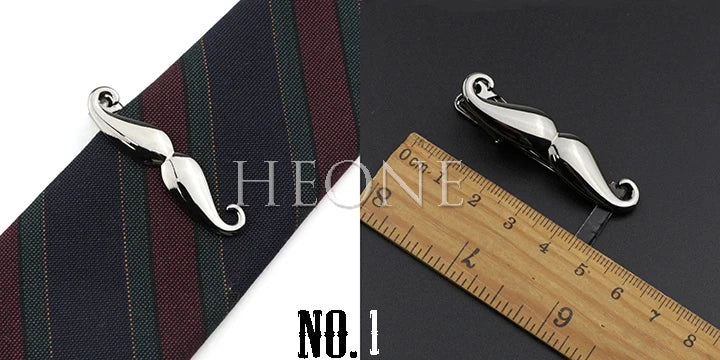 Men's  Daily Tie Clips Accessories Chrome Stainless Tool Glasses Pen