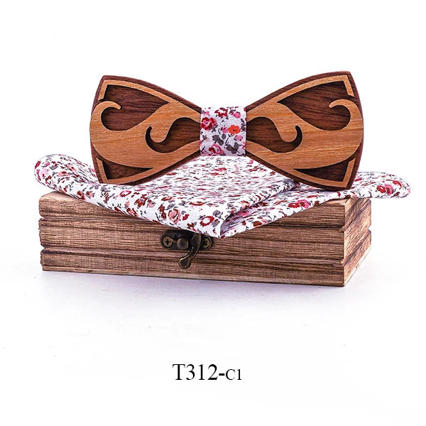 wooden bowtie for men