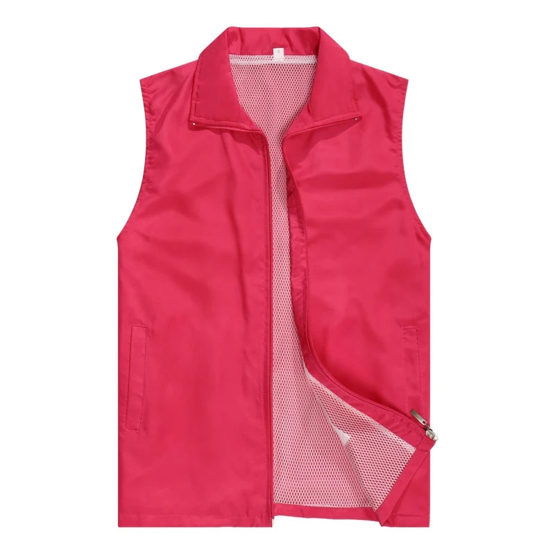 Men's Custom Made Design Vests Photo Print Logo Text