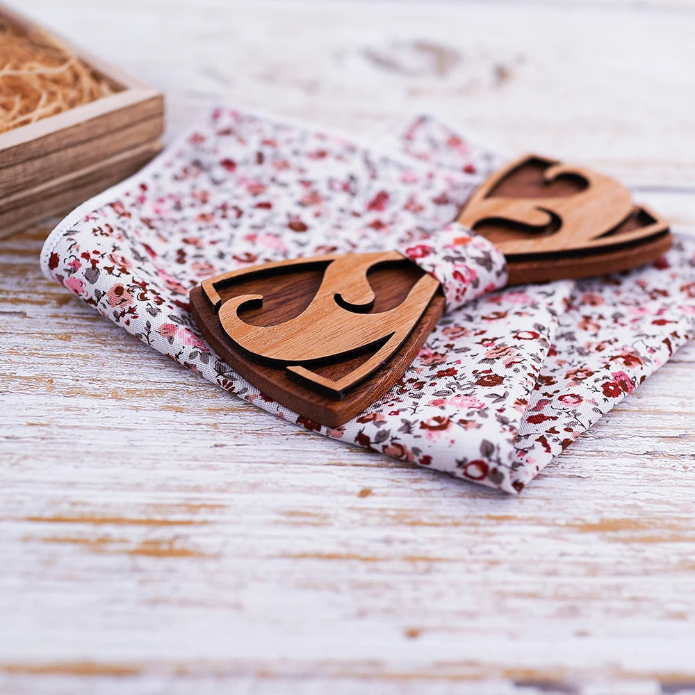 wooden bowtie for men