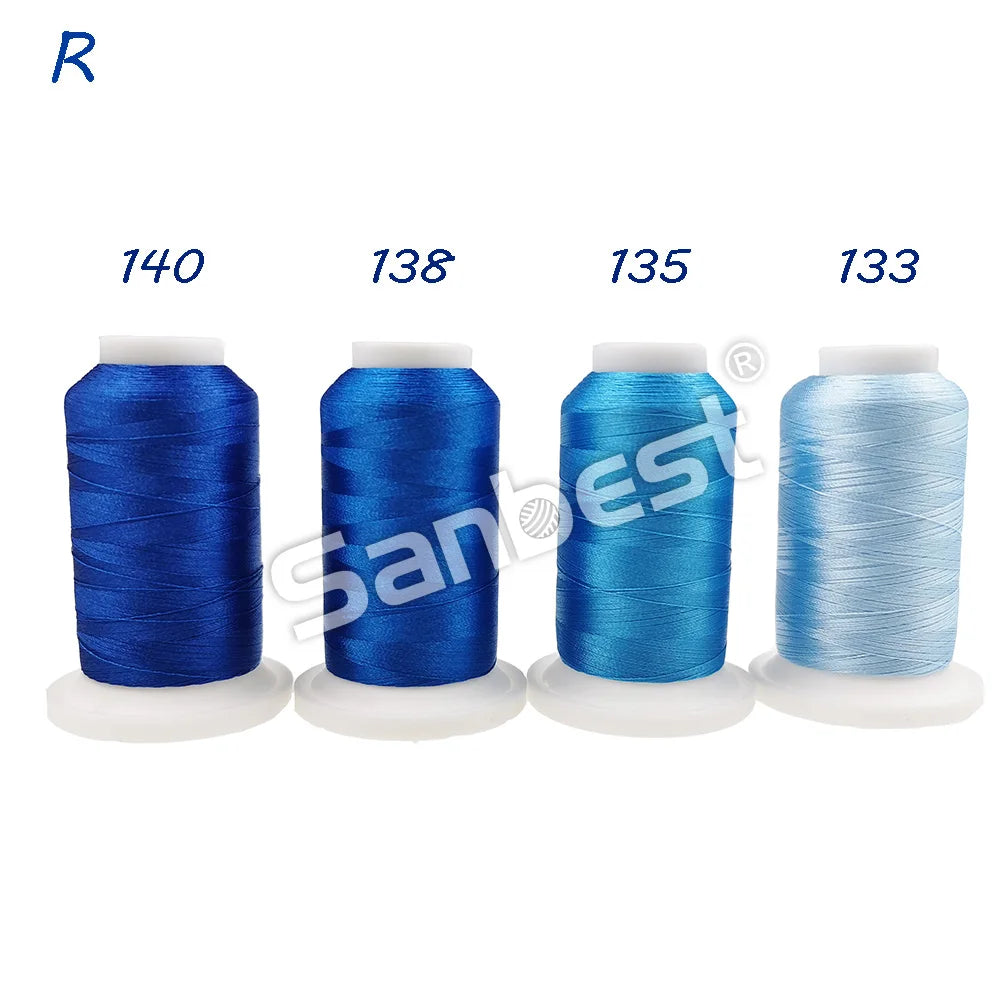 Sanbest Polyester Embroidery Thread High Strength 120D/2 1000m