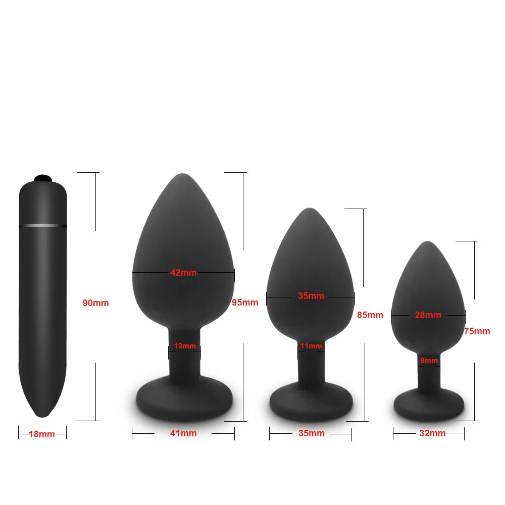 Anal Plug Sex Toys for Women Men