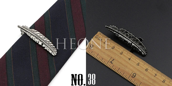 Men's  Daily Tie Clips Accessories Chrome Stainless Tool Glasses Pen