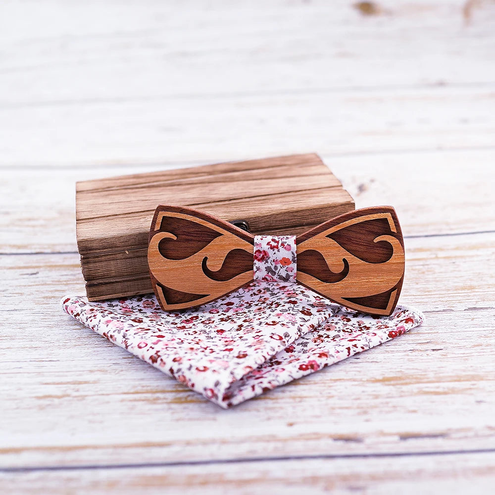 wooden bowtie for men