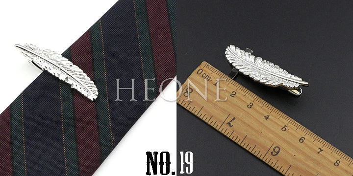 Men's  Daily Tie Clips Accessories Chrome Stainless Tool Glasses Pen