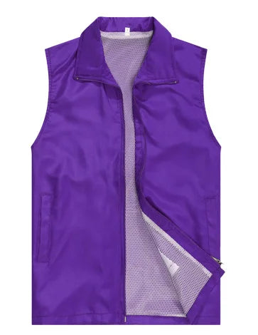 Men's Custom Made Design Vests Photo Print Logo Text