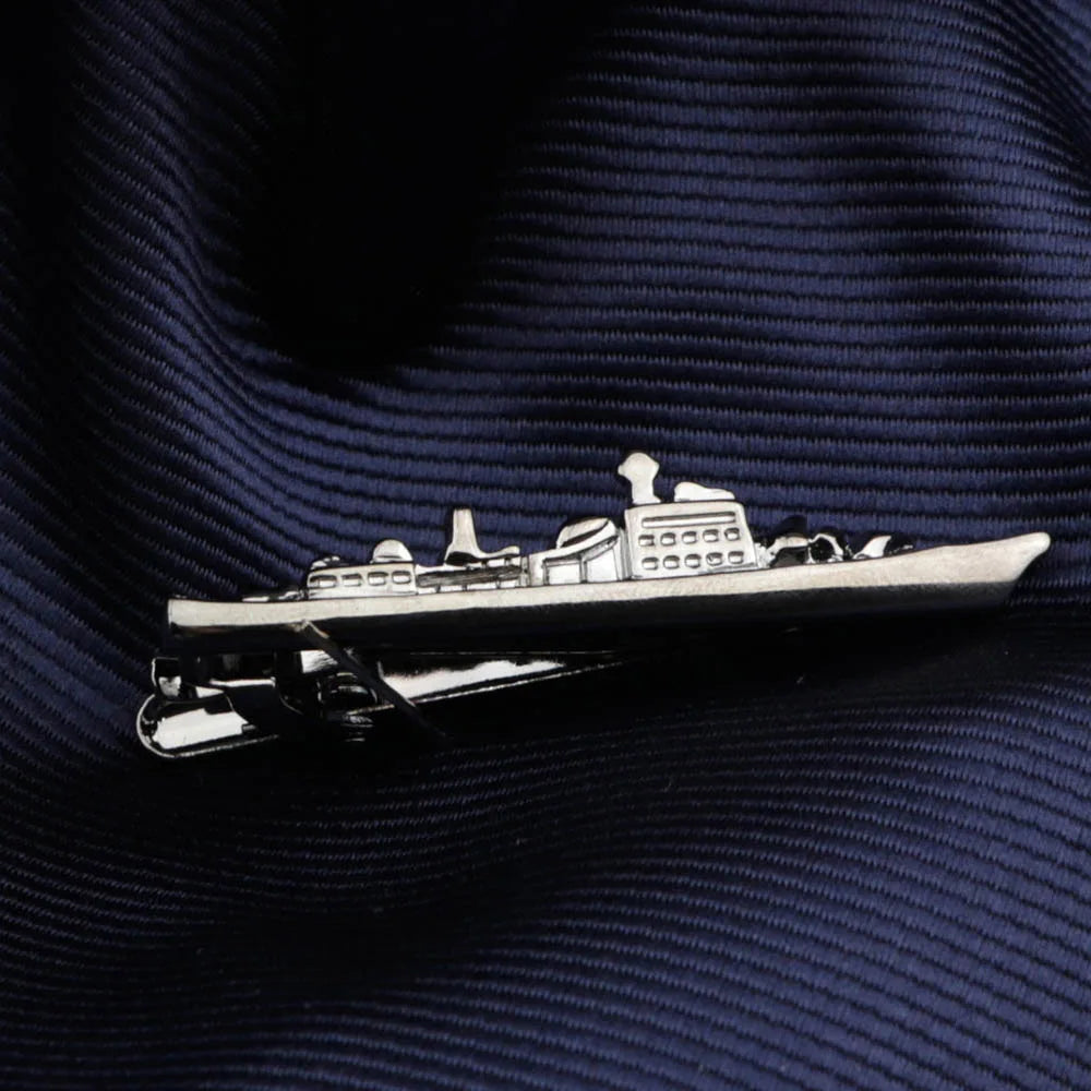 Men's  Daily Tie Clips Accessories Chrome Stainless Tool Glasses Pen