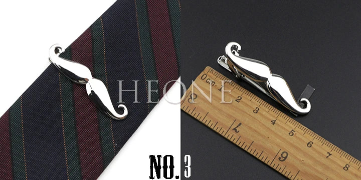 Men's  Daily Tie Clips Accessories Chrome Stainless Tool Glasses Pen
