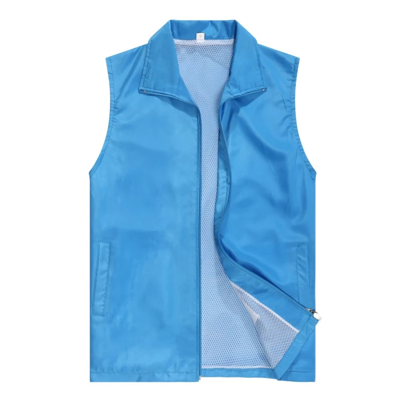Men's Custom Made Design Vests Photo Print Logo Text