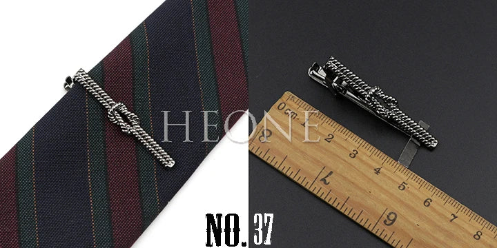 Men's  Daily Tie Clips Accessories Chrome Stainless Tool Glasses Pen