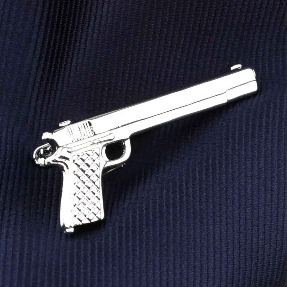 Men's  Daily Tie Clips Accessories Chrome Stainless Tool Glasses Pen